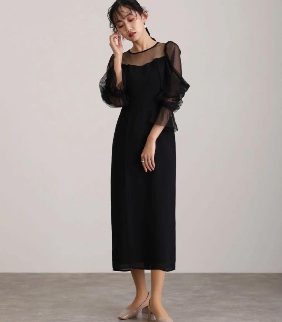 atlo 黒ドレス