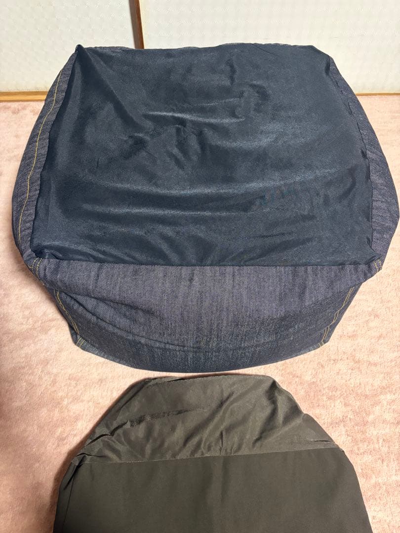 【3点セット】無印良品　体にフィットするソファ（小）本体＋カバー2枚