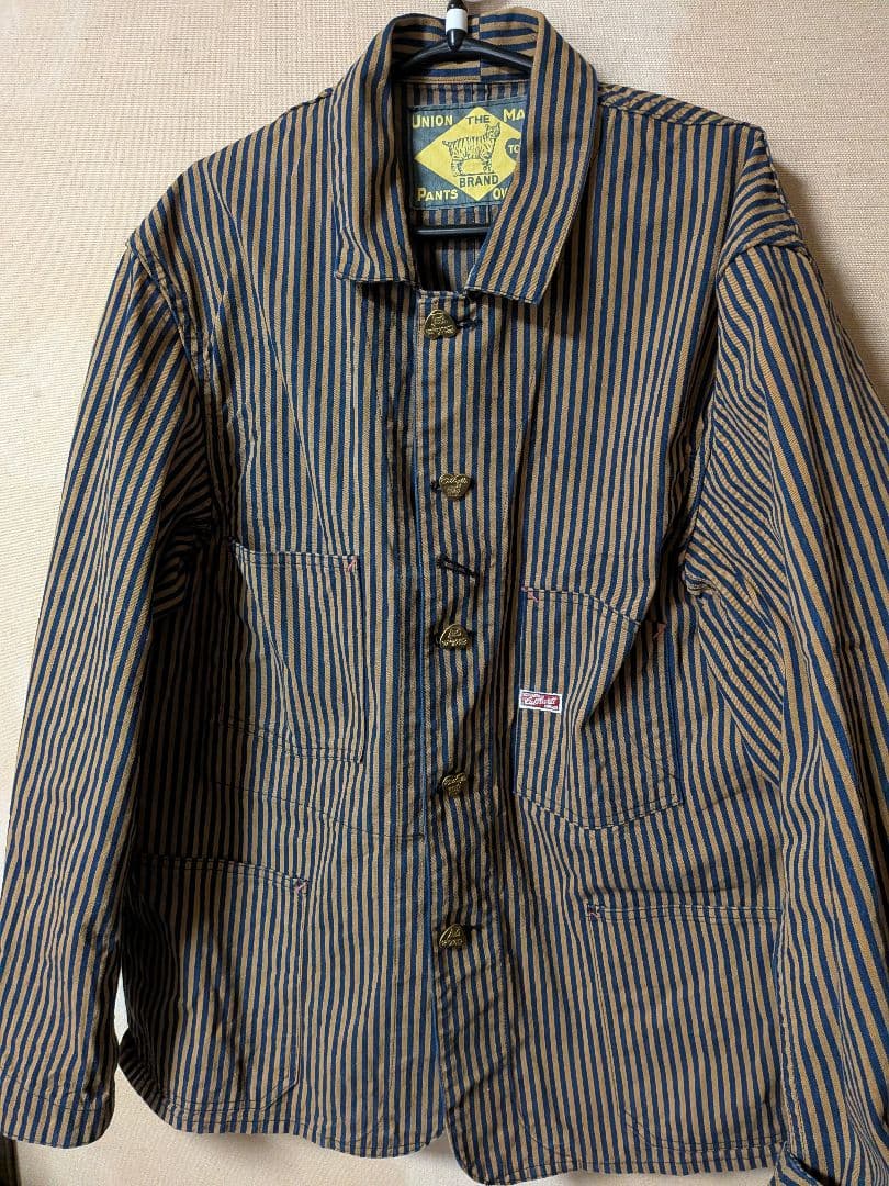 ジャケット・アウター tcb Cathartt Chore Coat Tabby Cat Stripe