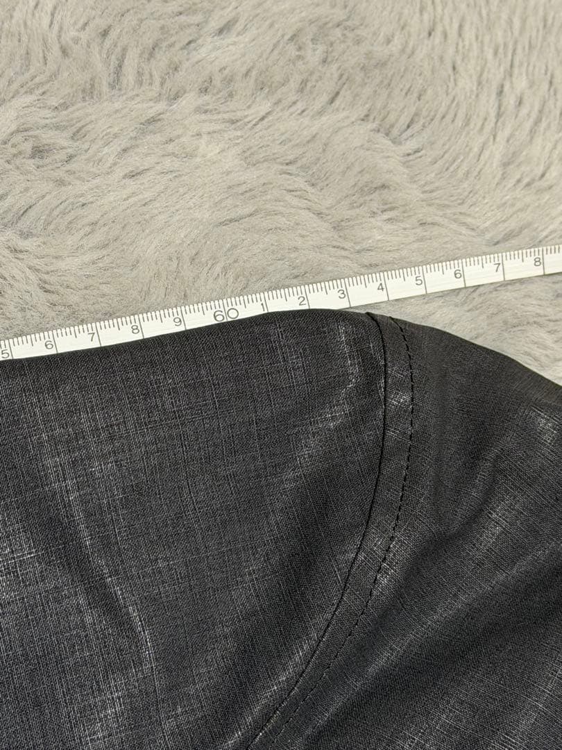 ジャンポールゴルチェ ノーカラージャケット サイズ:48 黒 ブラック