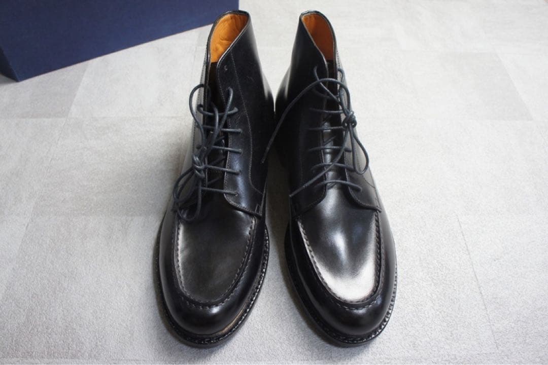 【新品未使用品】ジャランスリワヤ 99044 Uチップブーツ9(27㎝) 黒