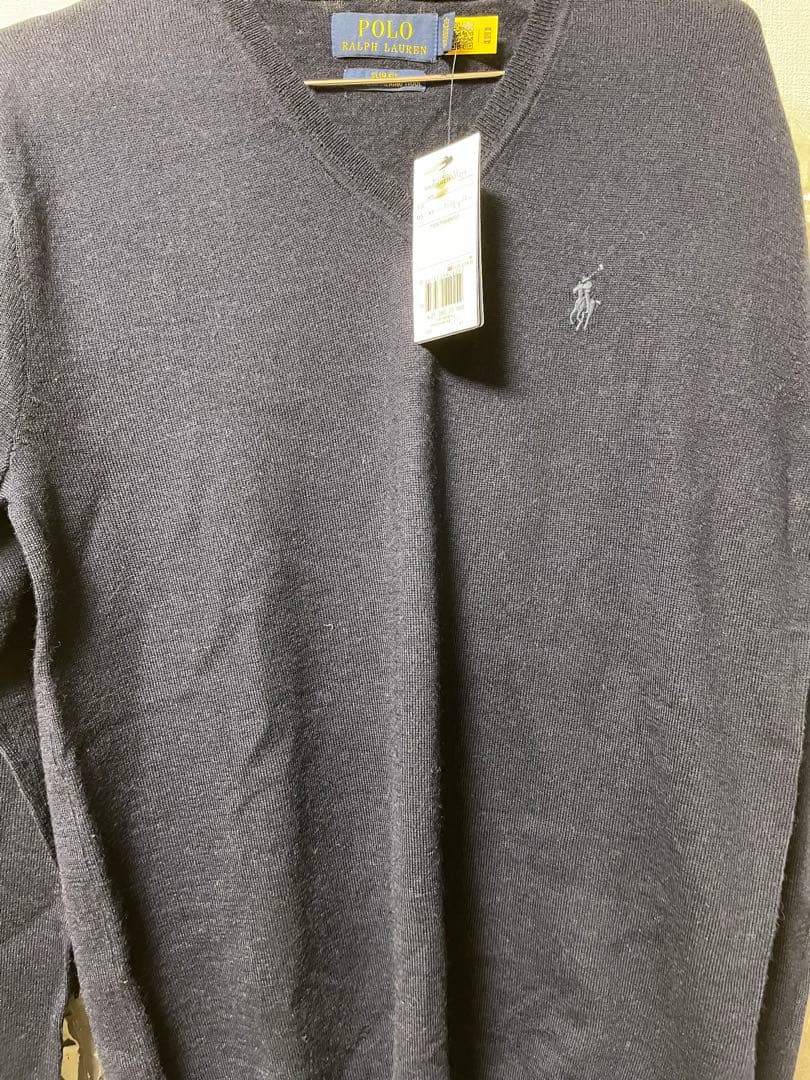 新品未使用　ポロラルフローレン メリノウールニット　スリムフィット