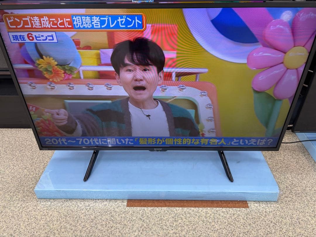 シャープ 42インチテレビ 2024年製 使用期間浅