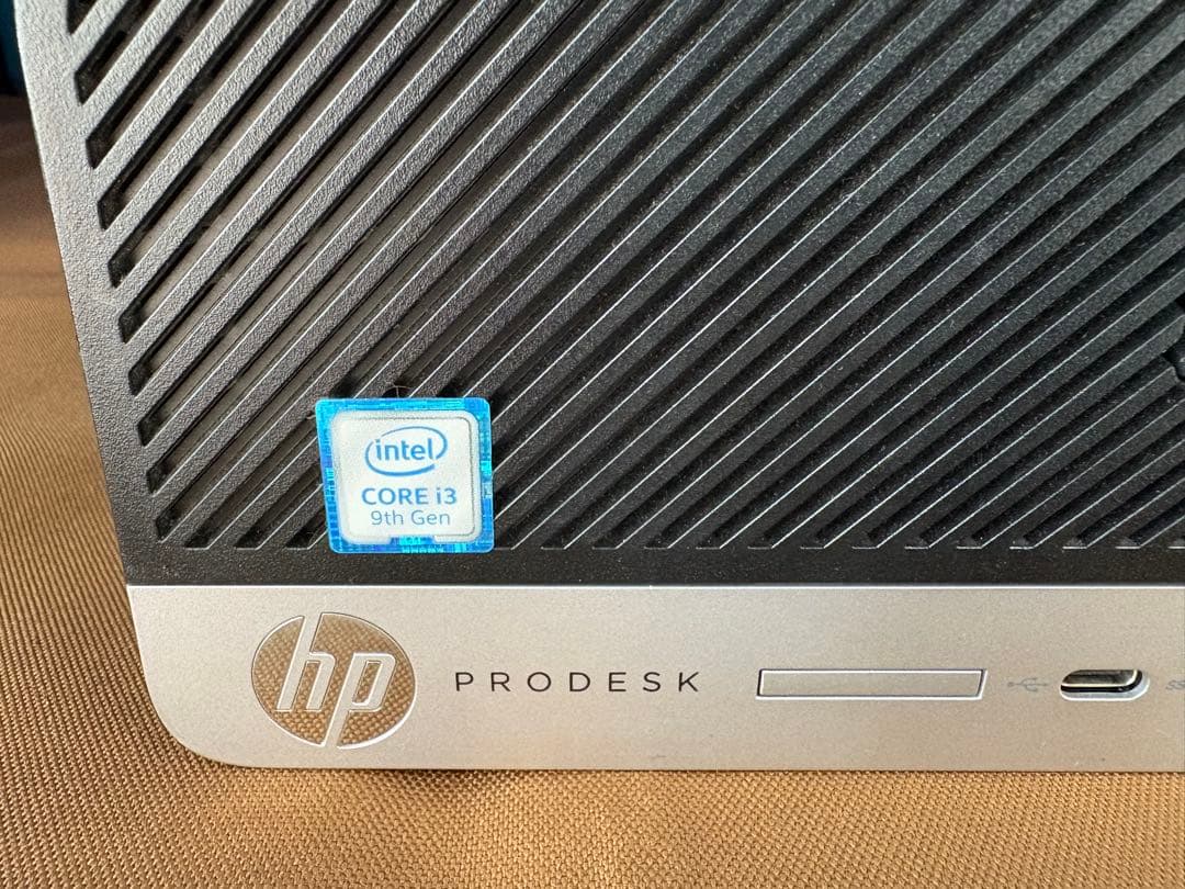 HP Prodesk 600 G5 第9世代i3 メモリ16GB SSD＋HDD