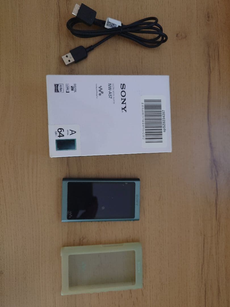 SONY　NW-A57　64GB ウォークマン グリーン　USBケーブル付き