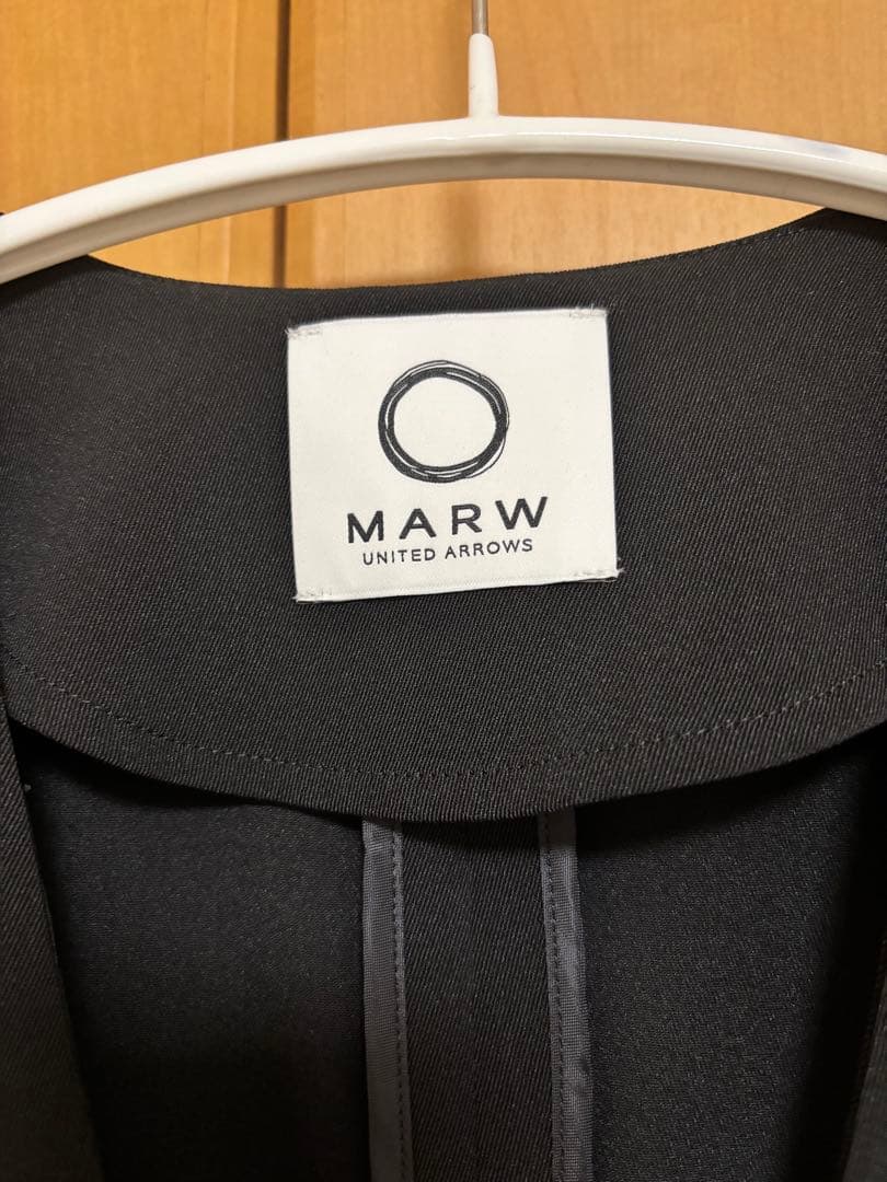 MARW UNITED ARROWS ツイルノーカラージャケット