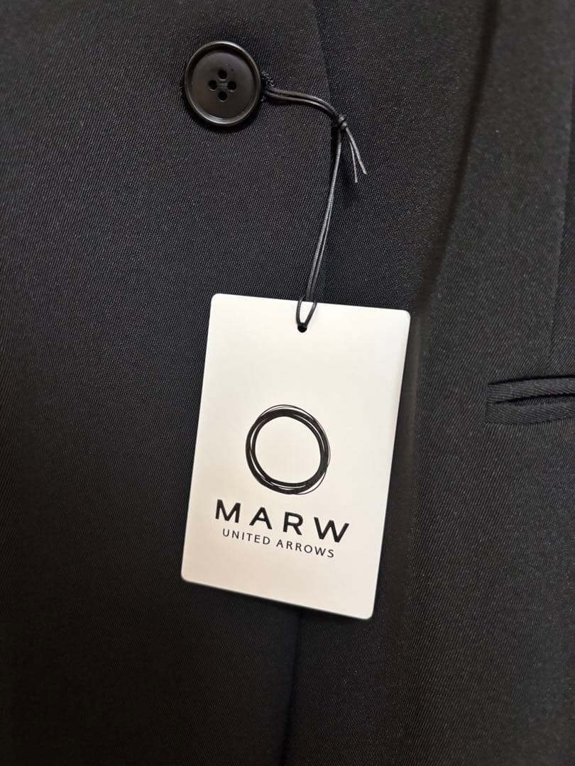 MARW UNITED ARROWS ツイルノーカラージャケット