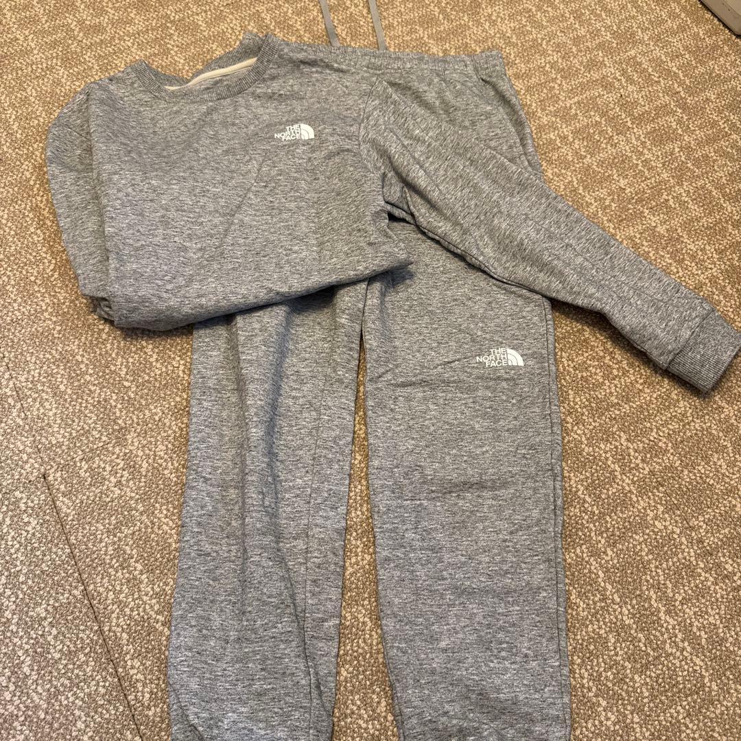 THE NORTH FACE キッズ スウェットセットミックスグレーポーチ