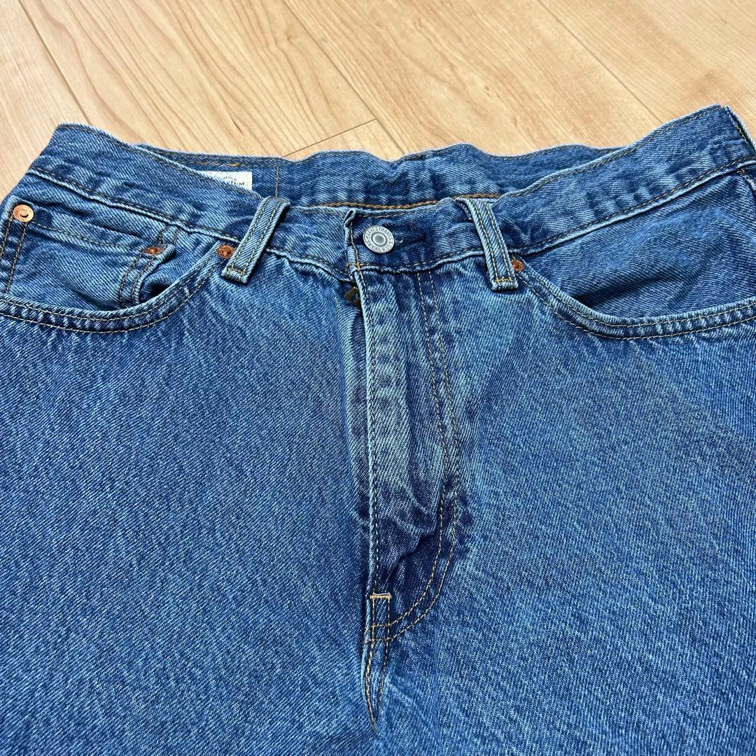 【美品】LEVI'S ／578 ／W31L30バギーミディアムインディゴ　デニム
