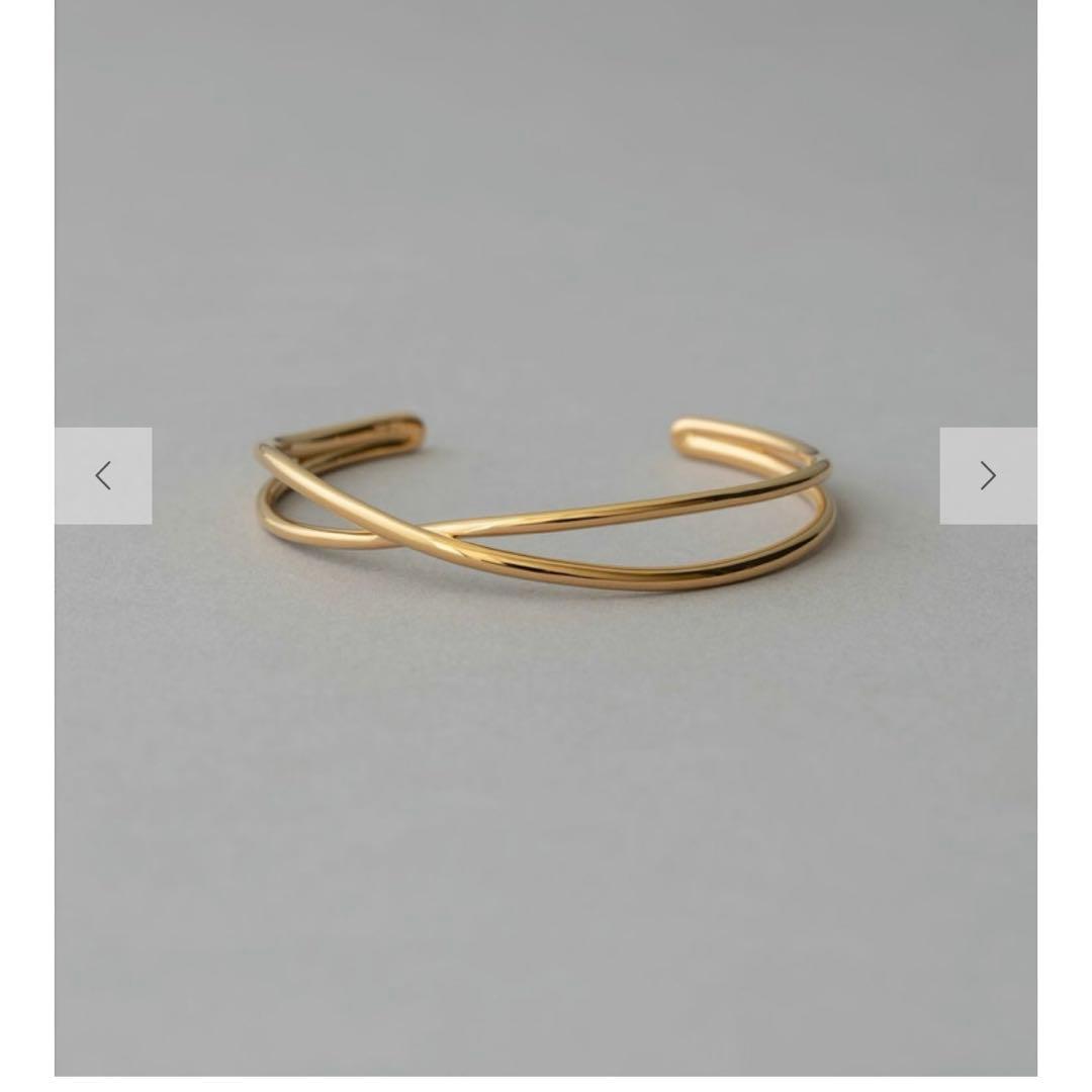 ete クロスバングル　ゴールド