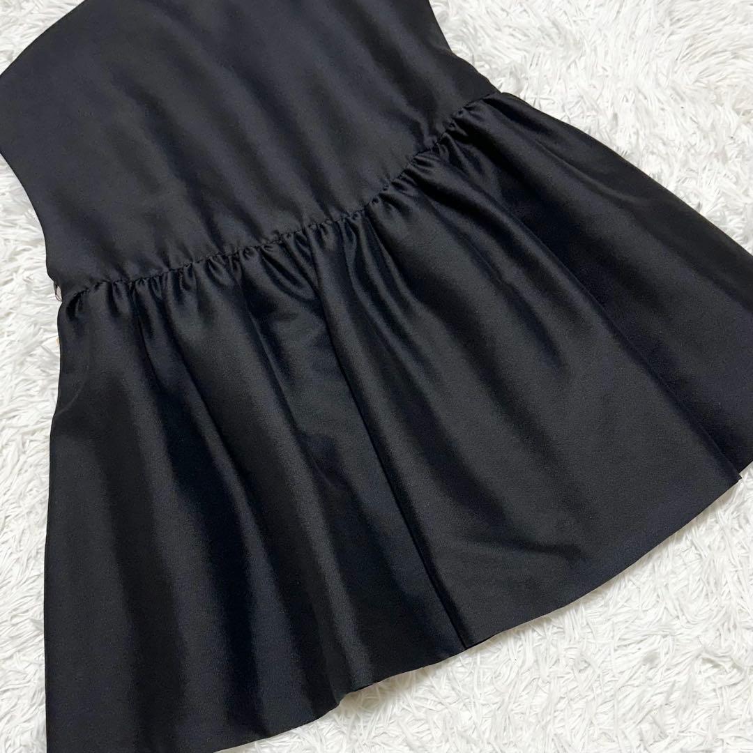 ✨極美品✨ BEARDSLEY LIVETART ペプラムギャザージレ ブラック