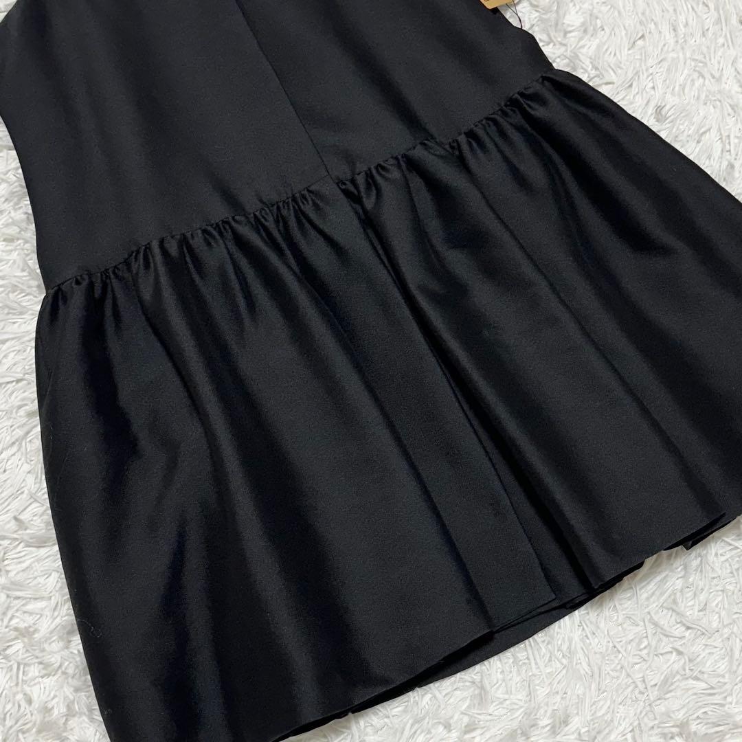 ✨極美品✨ BEARDSLEY LIVETART ペプラムギャザージレ ブラック