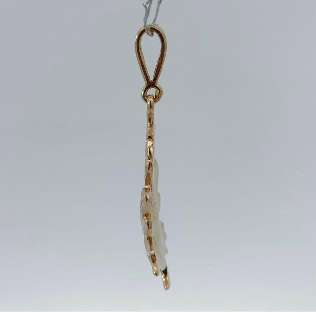 t*o様 18金 K18 カエデ 葉っぱ デザインネックレストップ 3.8g