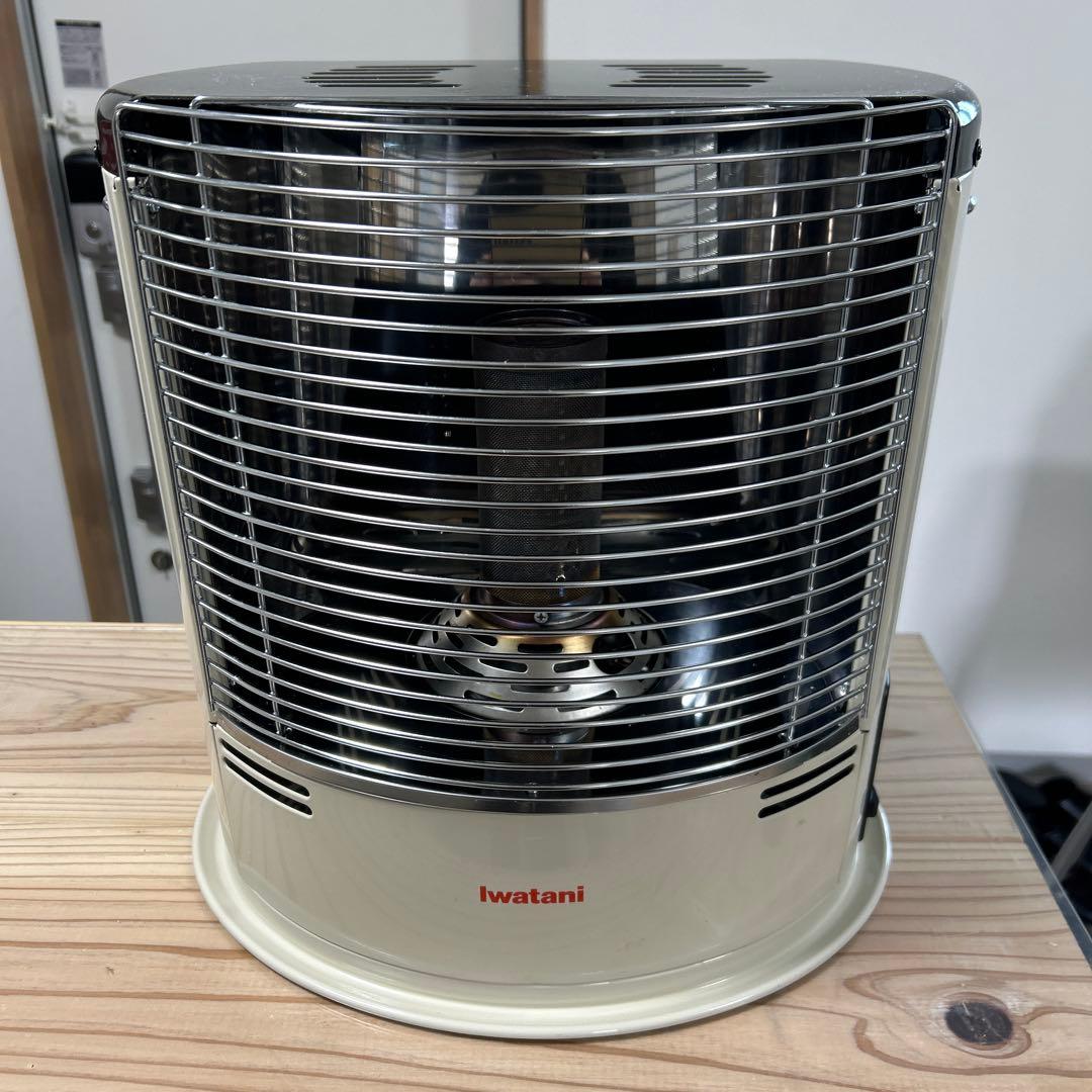 Iwatani ガスファンヒーター クリーム色
