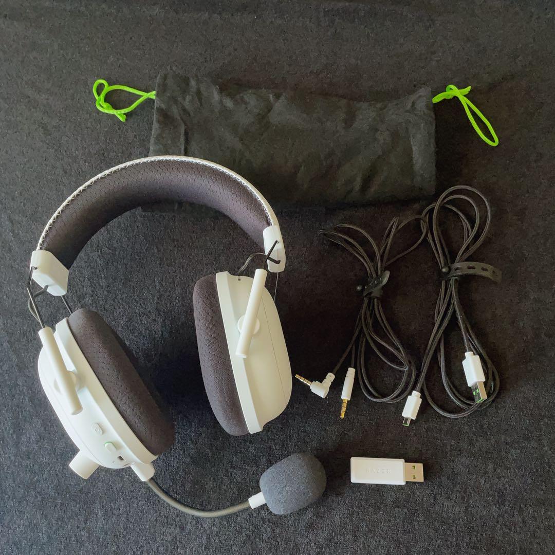 【美品】Razer BlackShark V2 Pro 白