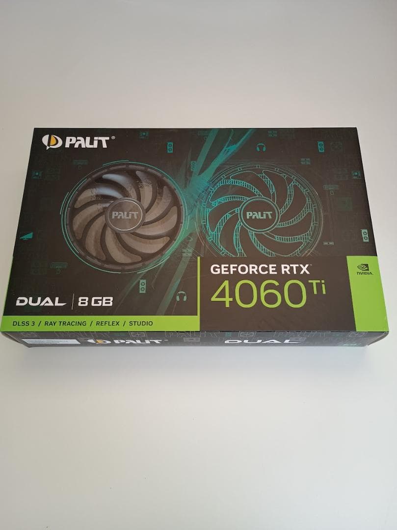 グラフィックボード・グラボ・ビデオカード Palit GeForce RTX 4060 Ti 8GB