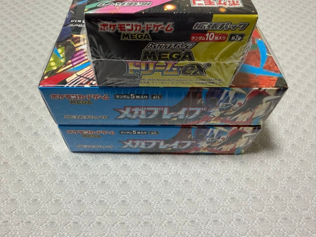 MEGAドリームex 1ボックス、メガブレイブ　2ボックス