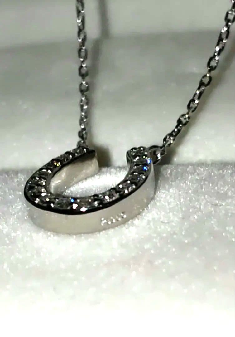 Vendome Aoyama　pt950　ホースシューネックレス 定価12万