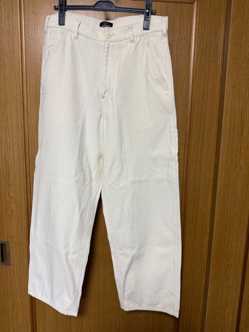 YLEVE ホワイト ペインターパンツ