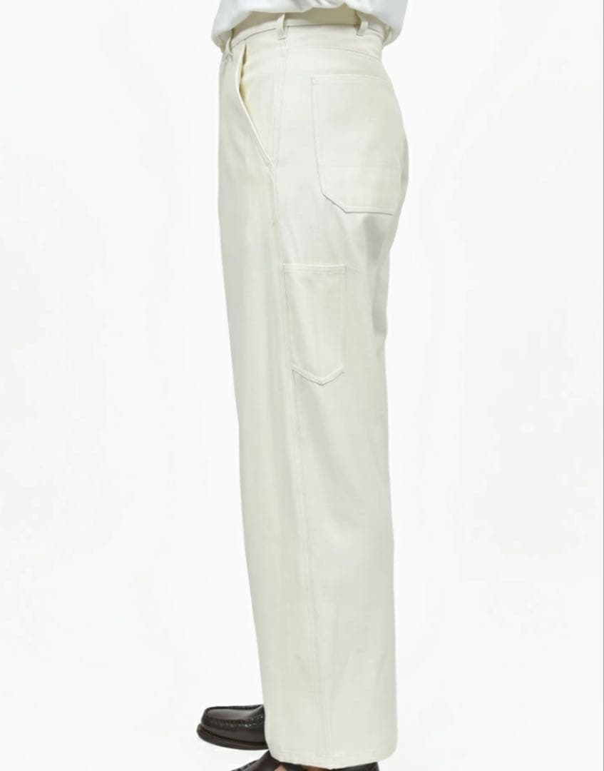 YLEVE ホワイト ペインターパンツ