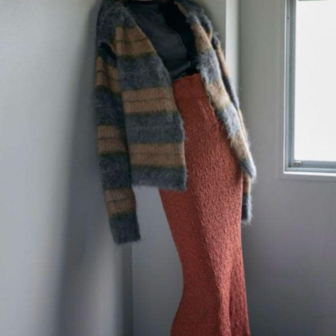 PERVERZE モヘアニット カーディガン