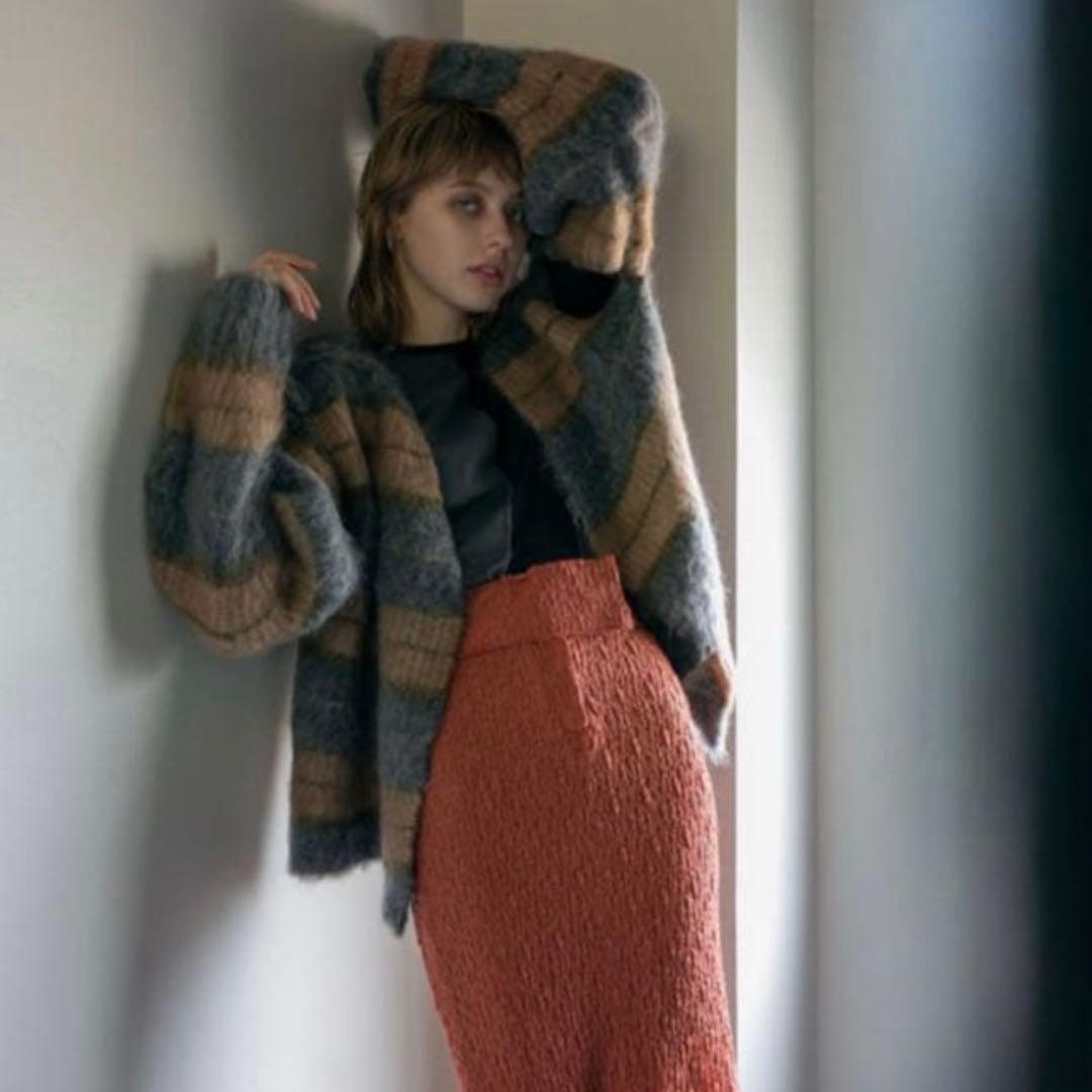 PERVERZE モヘアニット カーディガン