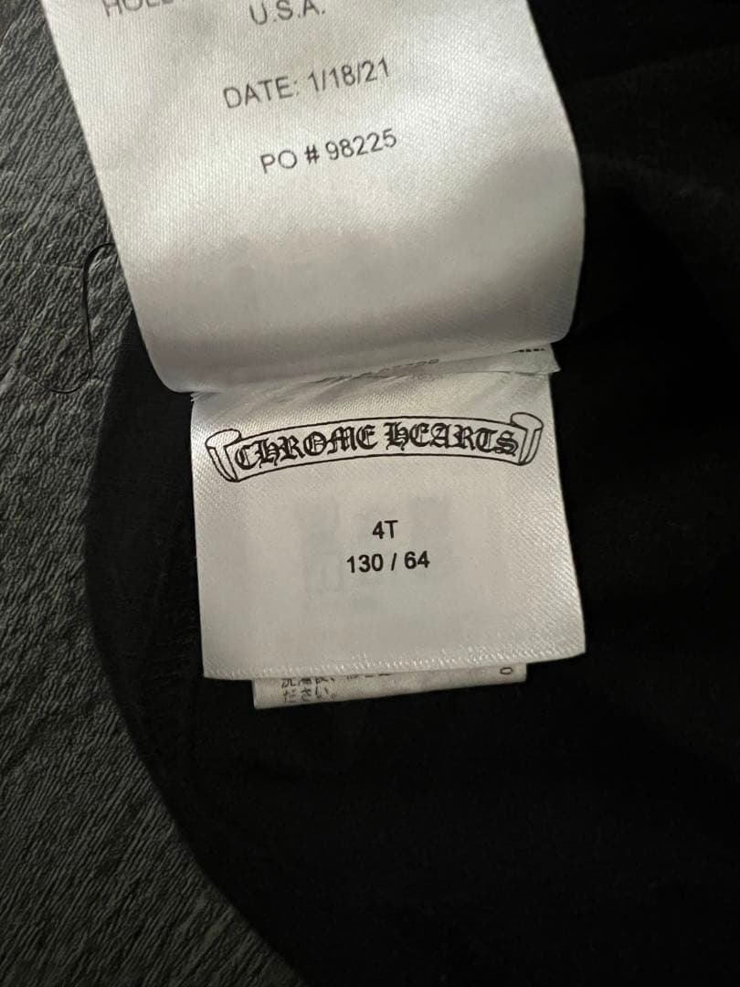CHROME HEARTS ブラック Tシャツ 4T