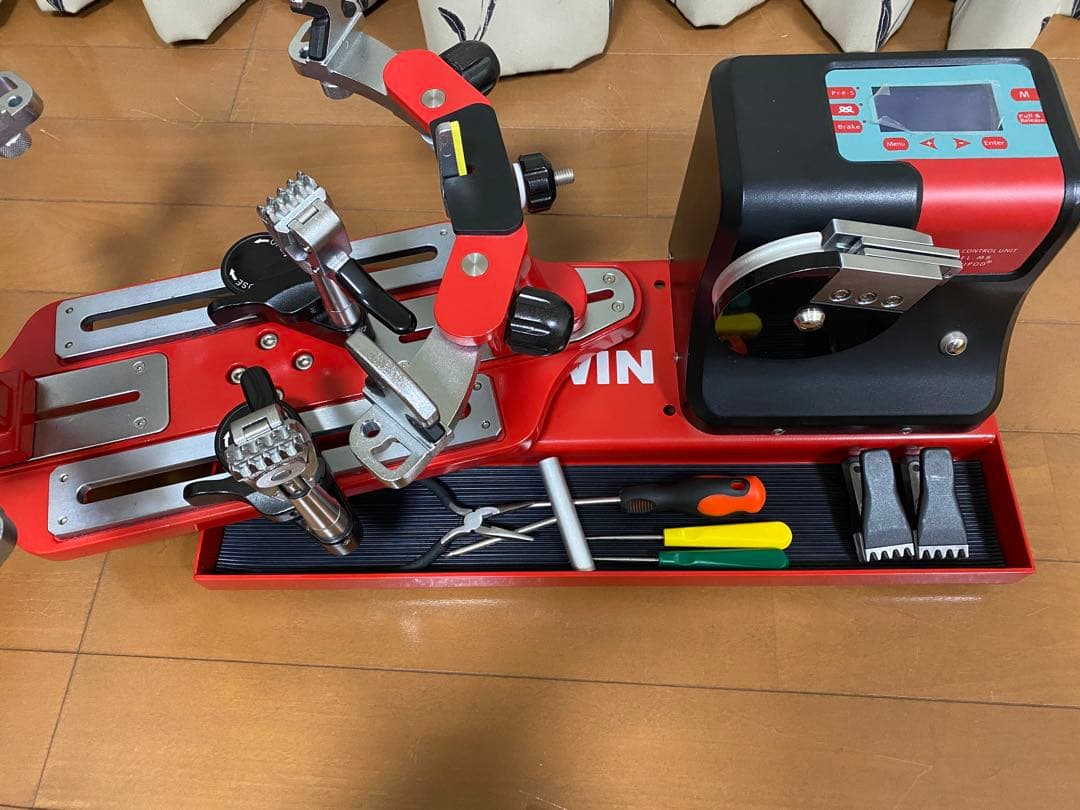 バドミントンテニス用ストリングマシン A-WIN AW-EC 中古