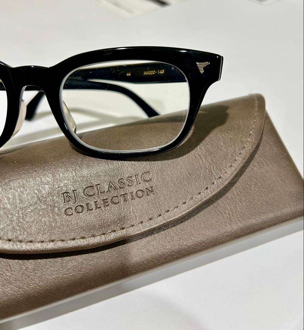 BJ CLASSIC メガネ P-503 C-1 ウェリントン サングラス　黒縁