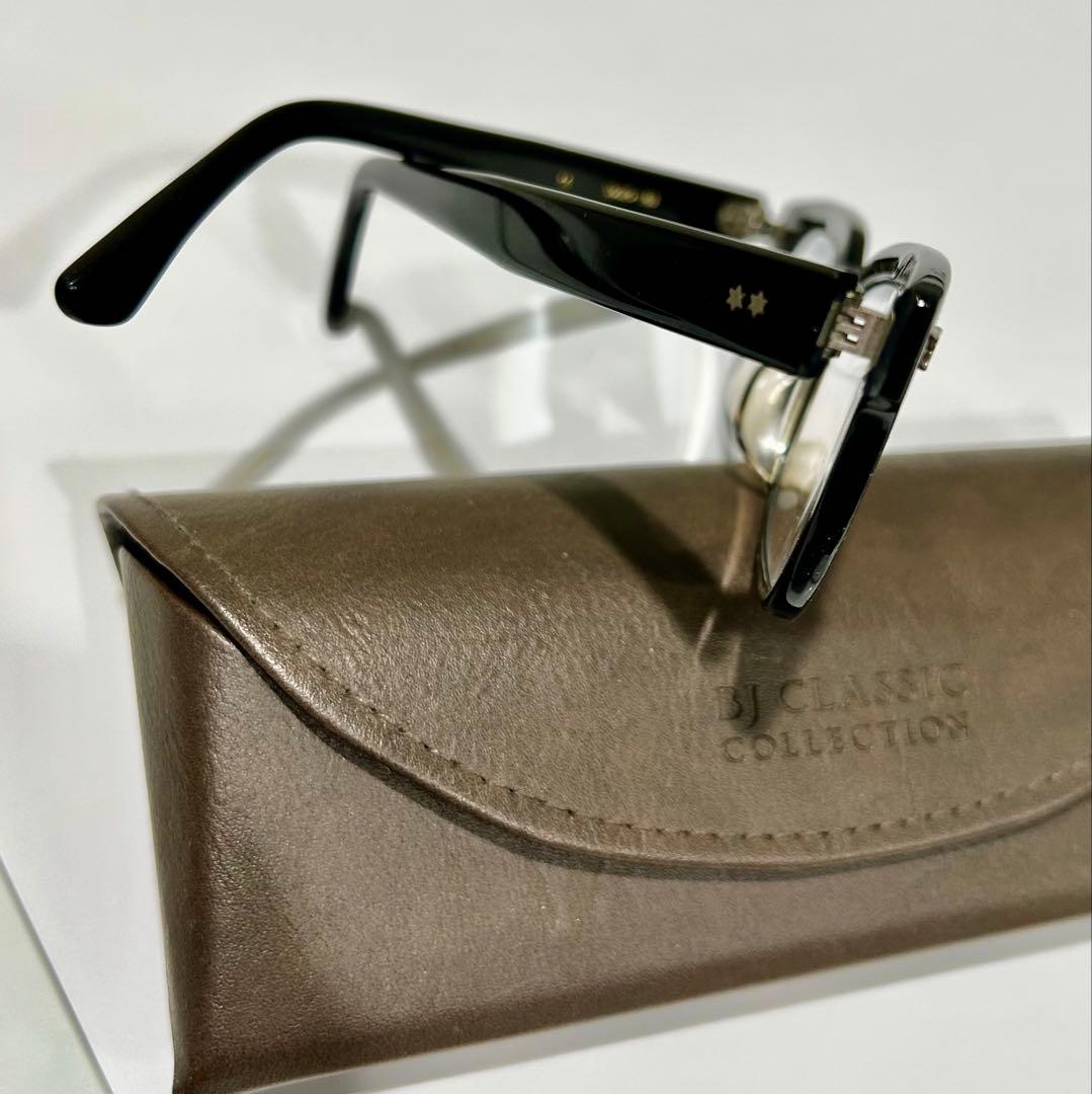 BJ CLASSIC メガネ P-503 C-1 ウェリントン サングラス　黒縁