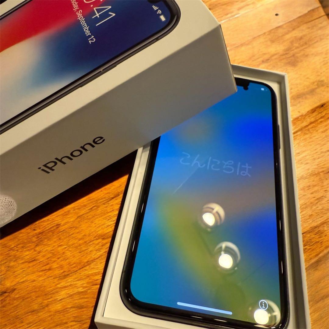 iPhoneX 64GB スペースグレイ SIMフリー 詳細ご覧ください