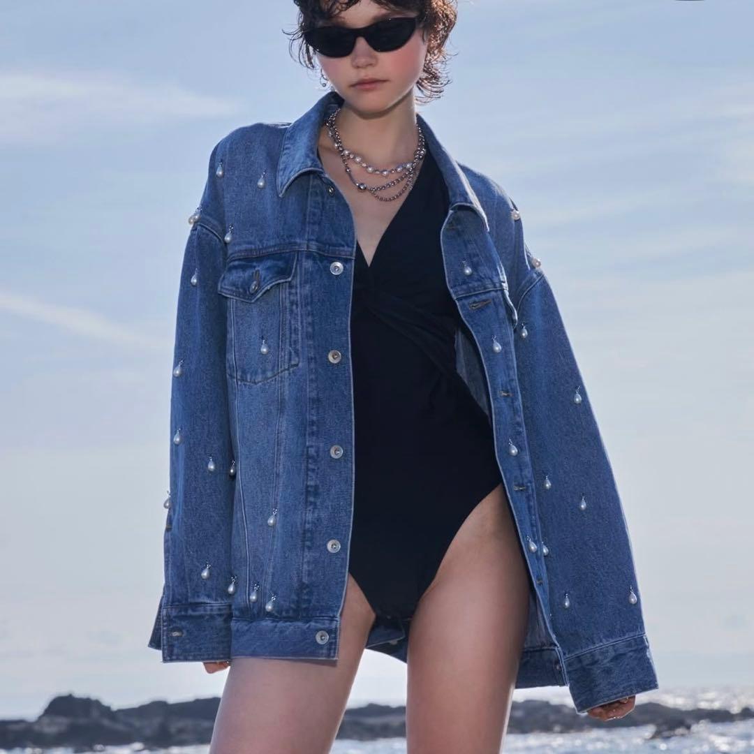ジョゼムーンjosemoonパールデニムジャケット