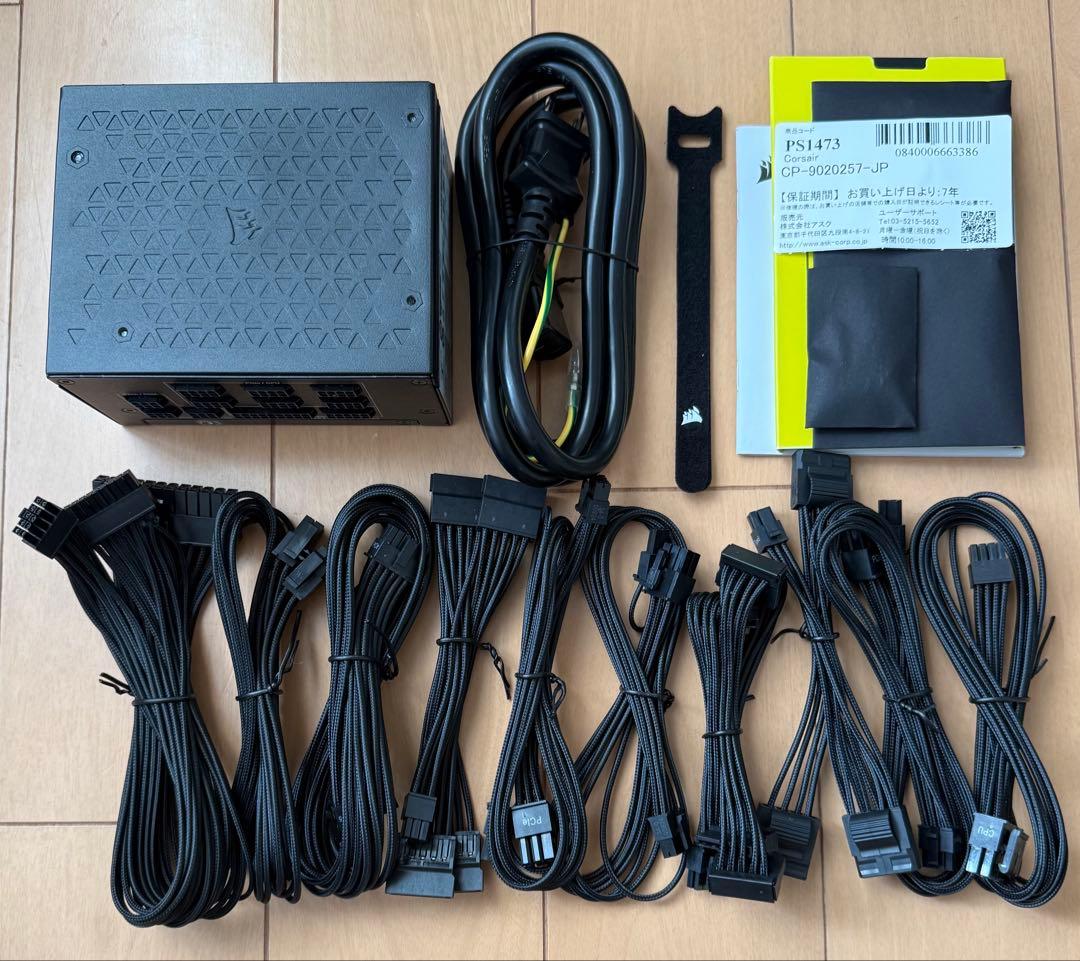 Corsair SF1000 高性能SFX電源ユニット 納品書付き