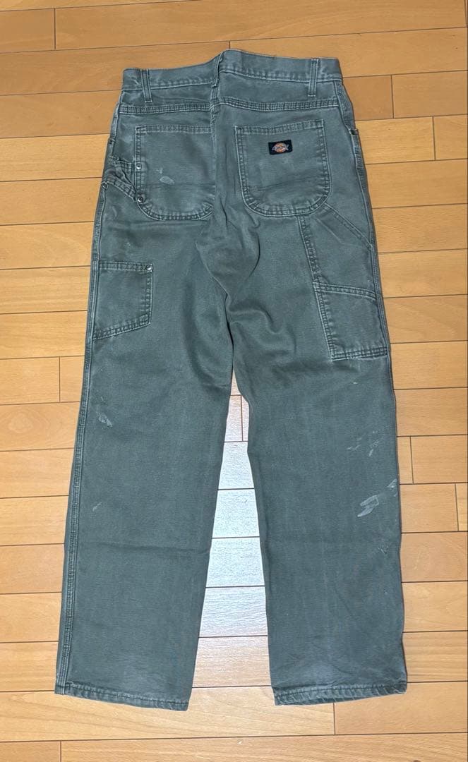 90s 00s Dickies painter pants グリーン