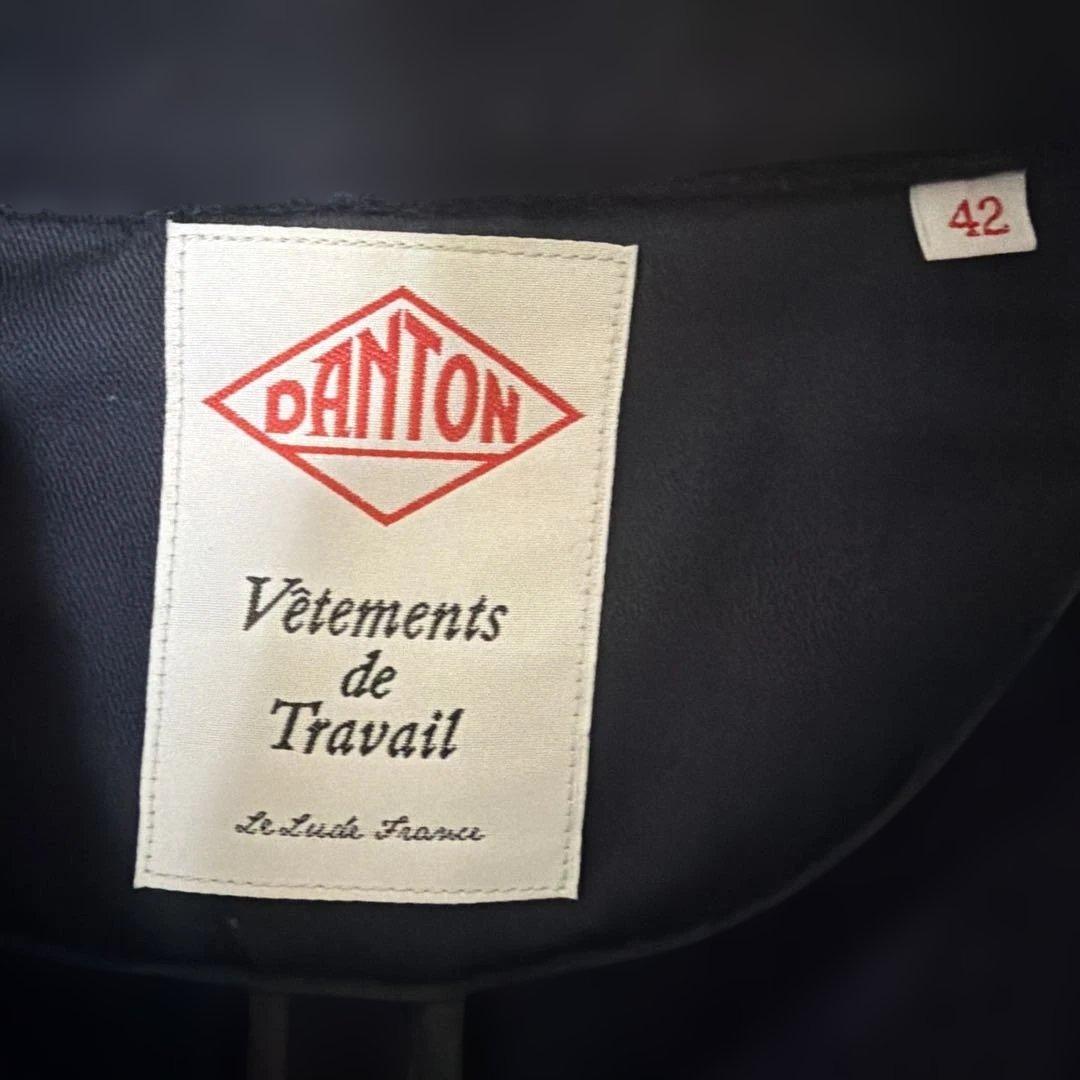 DANTON ウールモッサジャケット JD-8237 WOM 【ネイビー•42】