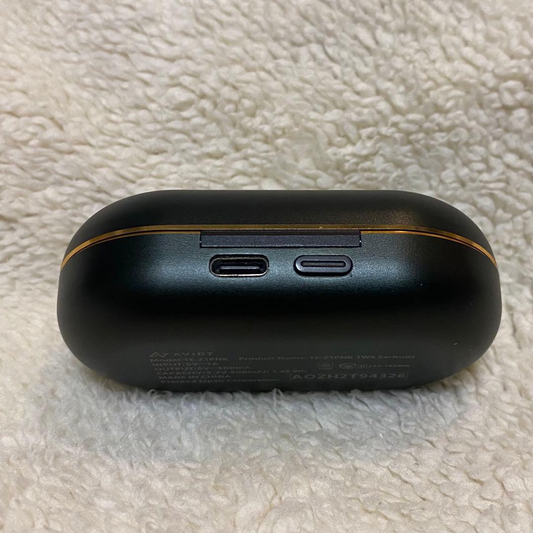 AVIOT TE-Z1PNK ピエール中野モデル ブラック ワイヤレスイヤホン