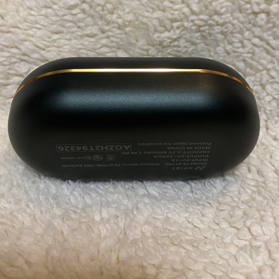 AVIOT TE-Z1PNK ピエール中野モデル ブラック ワイヤレスイヤホン