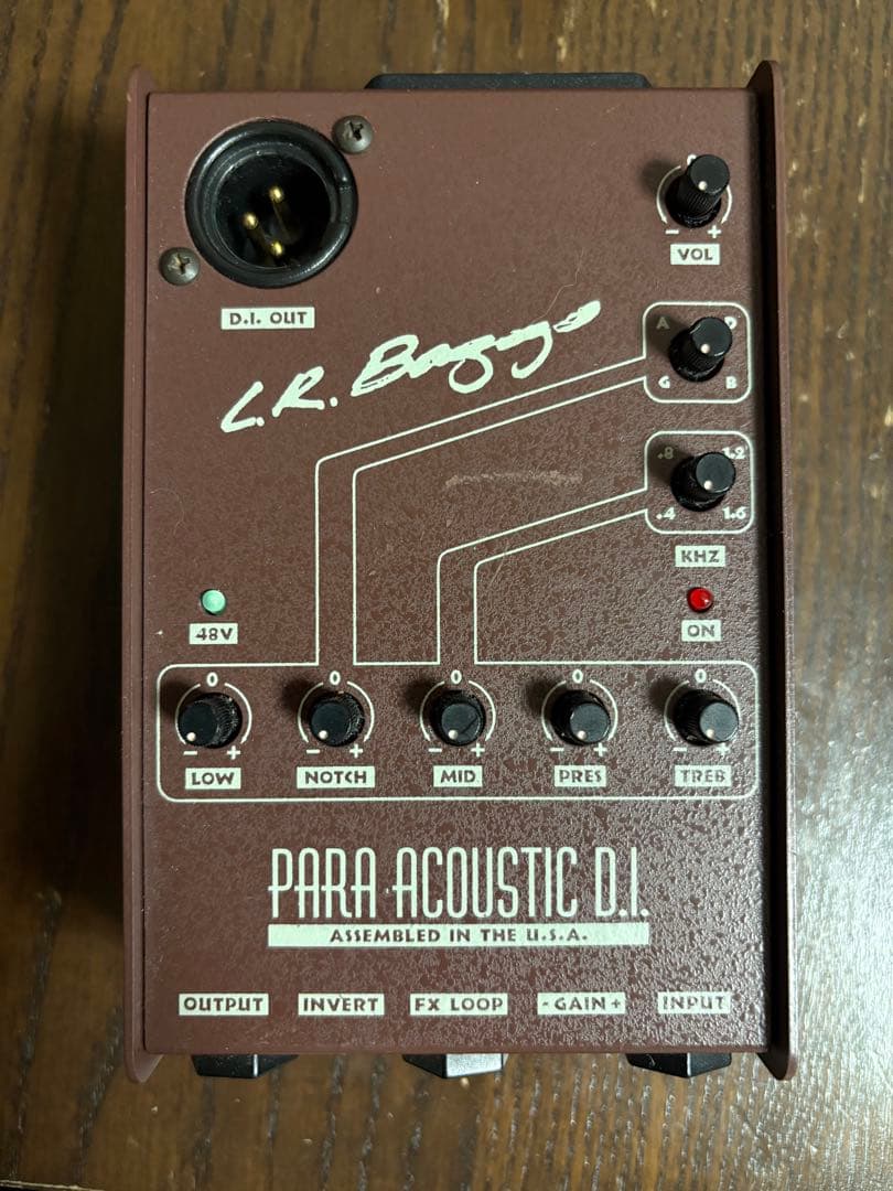 L.R. Baggs PARA ACOUSTIC D.I. アコギ　プリアンプ