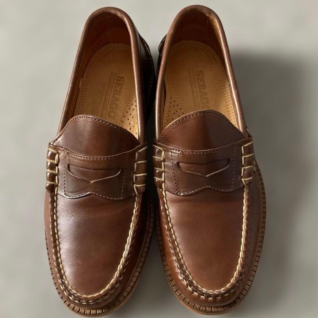 希少 Sebagoセバゴのローファー USA製クロムエクセル US7(25cm)