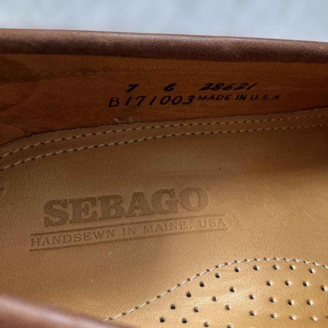 希少 Sebagoセバゴのローファー USA製クロムエクセル US7(25cm)