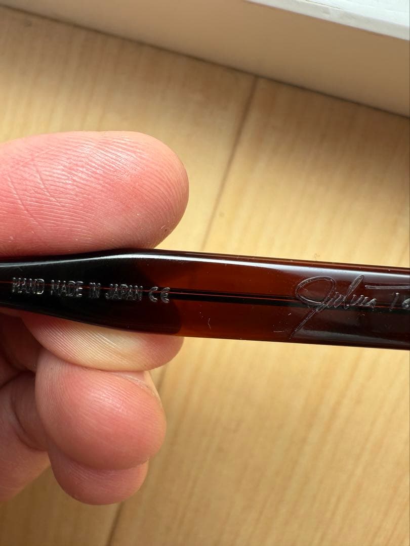 s*f様 JULIUS TART OPTICAL HAROLD DEMI AMB