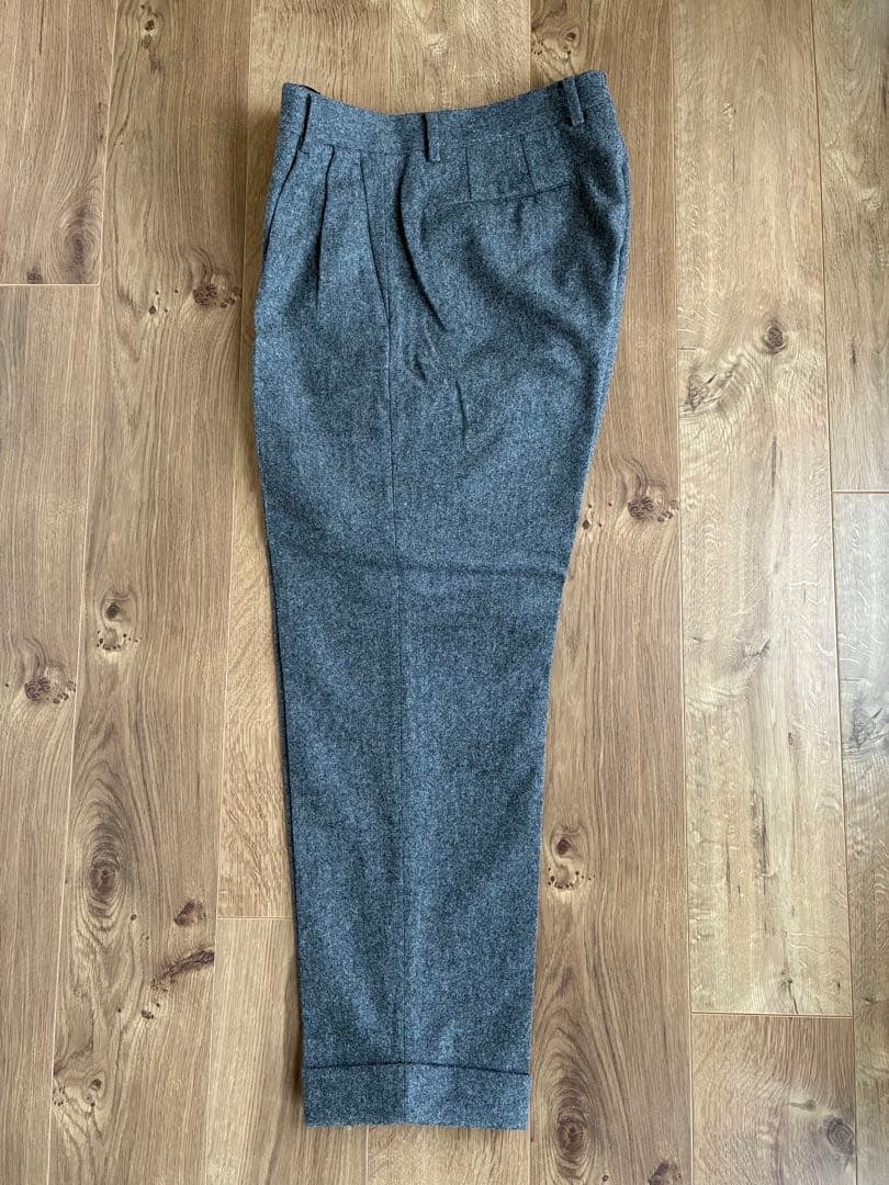 ブリティッシュメイド　オフィサーパンツ　フランネル　M