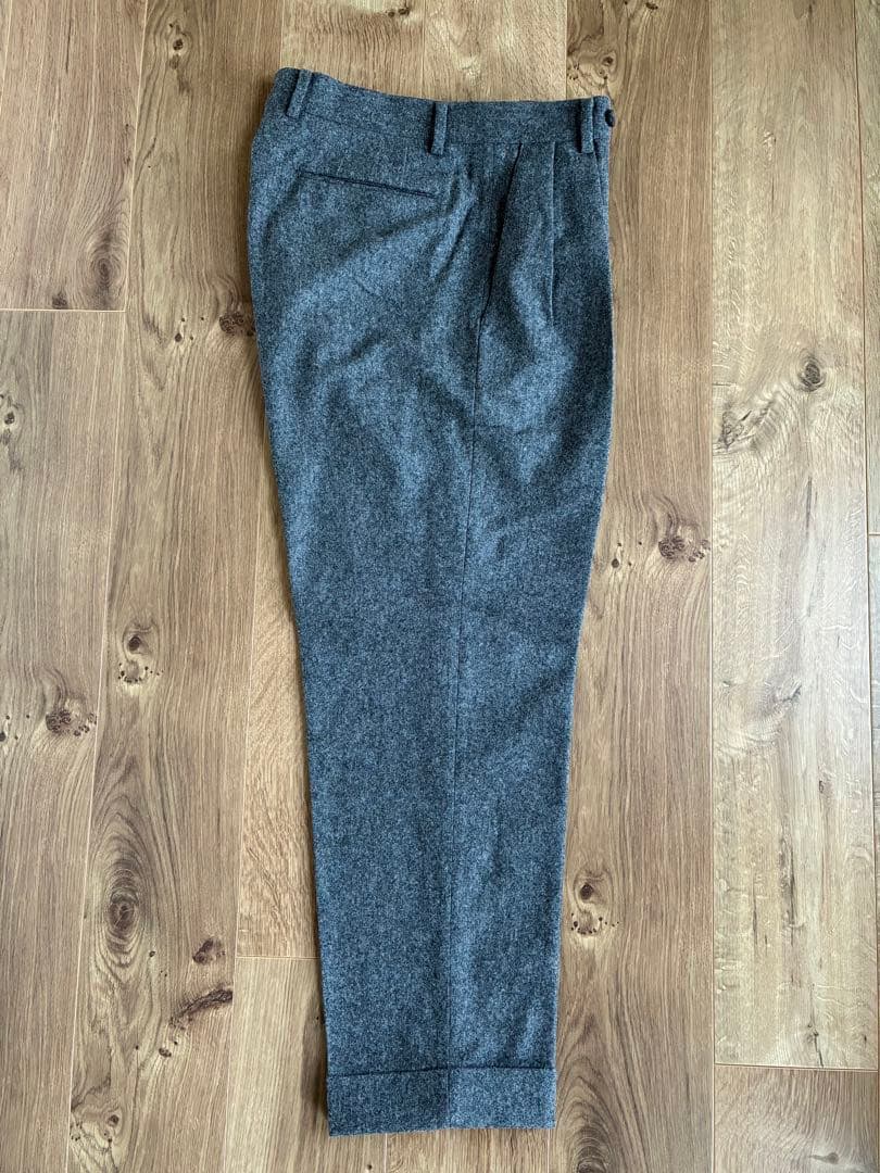 ブリティッシュメイド　オフィサーパンツ　フランネル　M