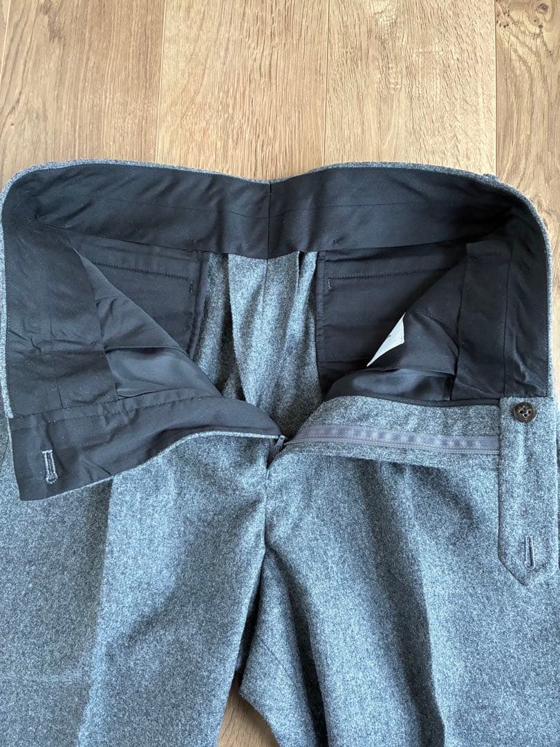 ブリティッシュメイド　オフィサーパンツ　フランネル　M