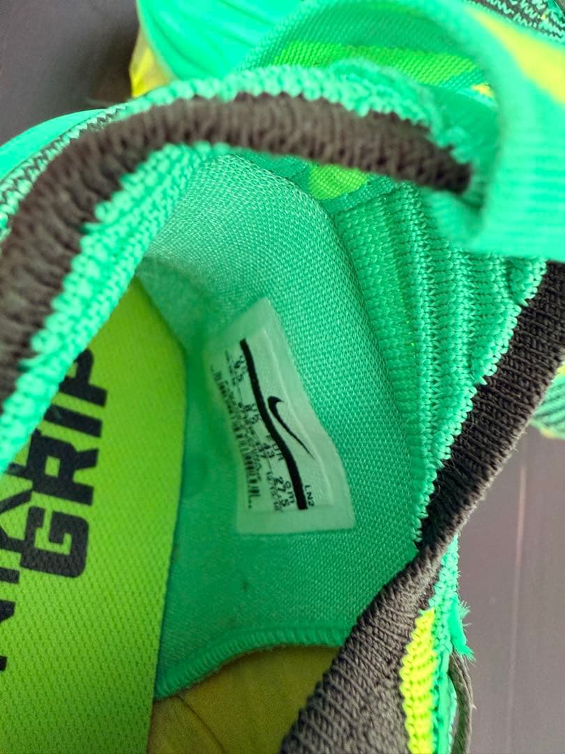 Nike Alpha Menace スパイク グリーン/イエロー　27.5 cm