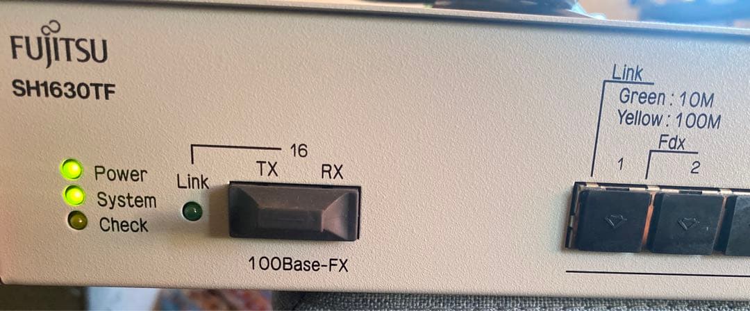 D5M007 富士通SH1630TF スイッチングハブ　動作保証