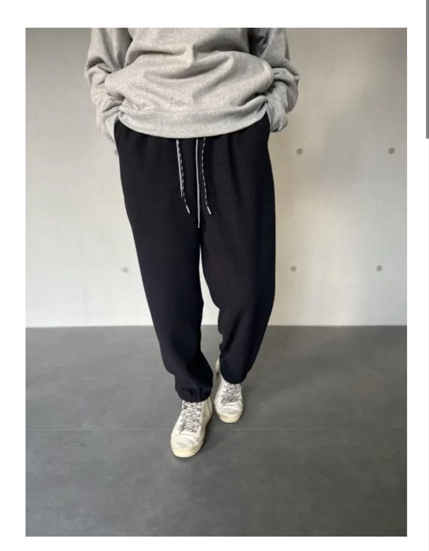 JULY NINE フリースパンツ2026AW完売商品 ネイビーＬサイズタグ付き