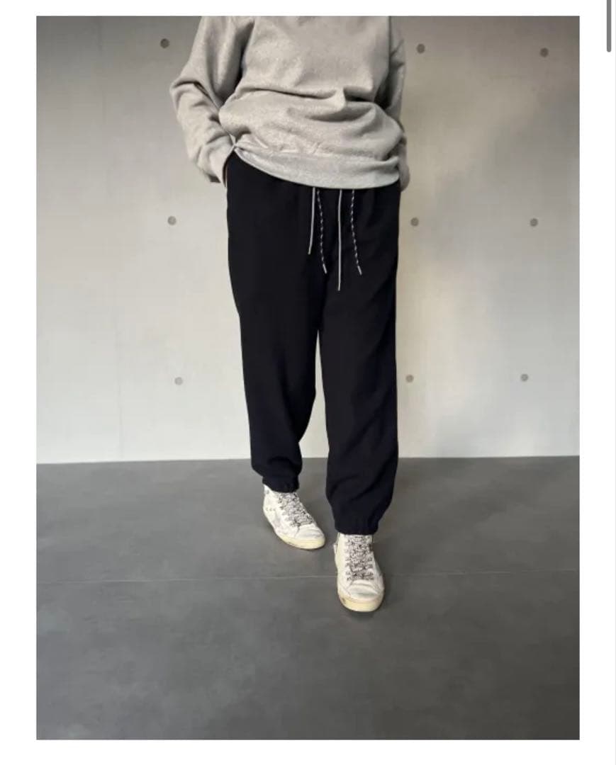 JULY NINE フリースパンツ2026AW完売商品 ネイビーＬサイズタグ付き