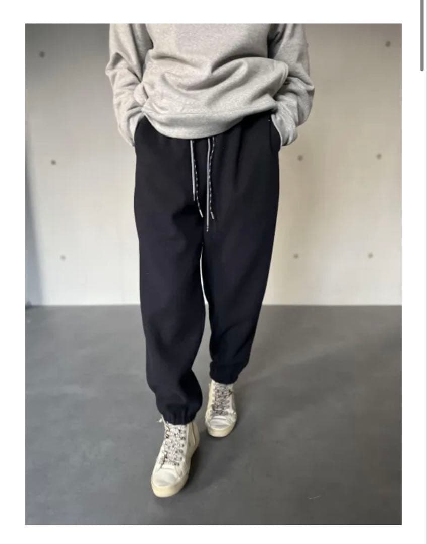 JULY NINE フリースパンツ2026AW完売商品 ネイビーＬサイズタグ付き