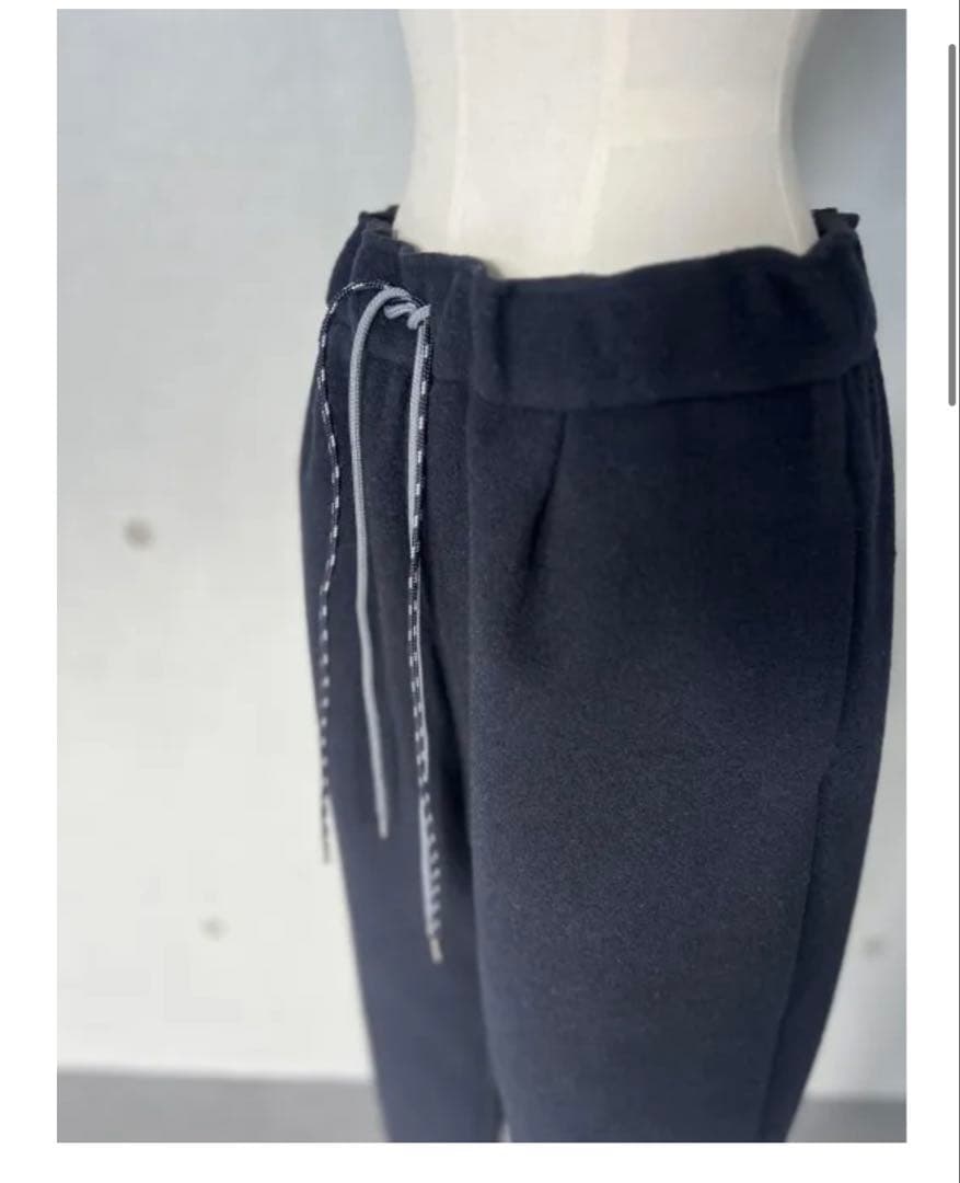 JULY NINE フリースパンツ2026AW完売商品 ネイビーＬサイズタグ付き